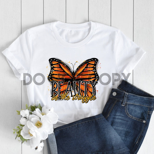 Impresión de sublimación de mariposas de Belleza en la lucha