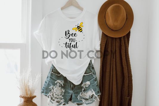 Bee you tiful word art Impresión de sublimación