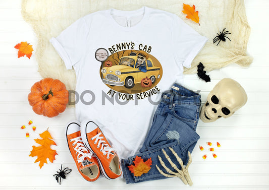Benny's Cab at your Service Sublimation Print