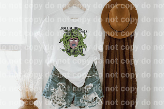 Look like the innocent flower but be the Serpent underneath Sublimation print