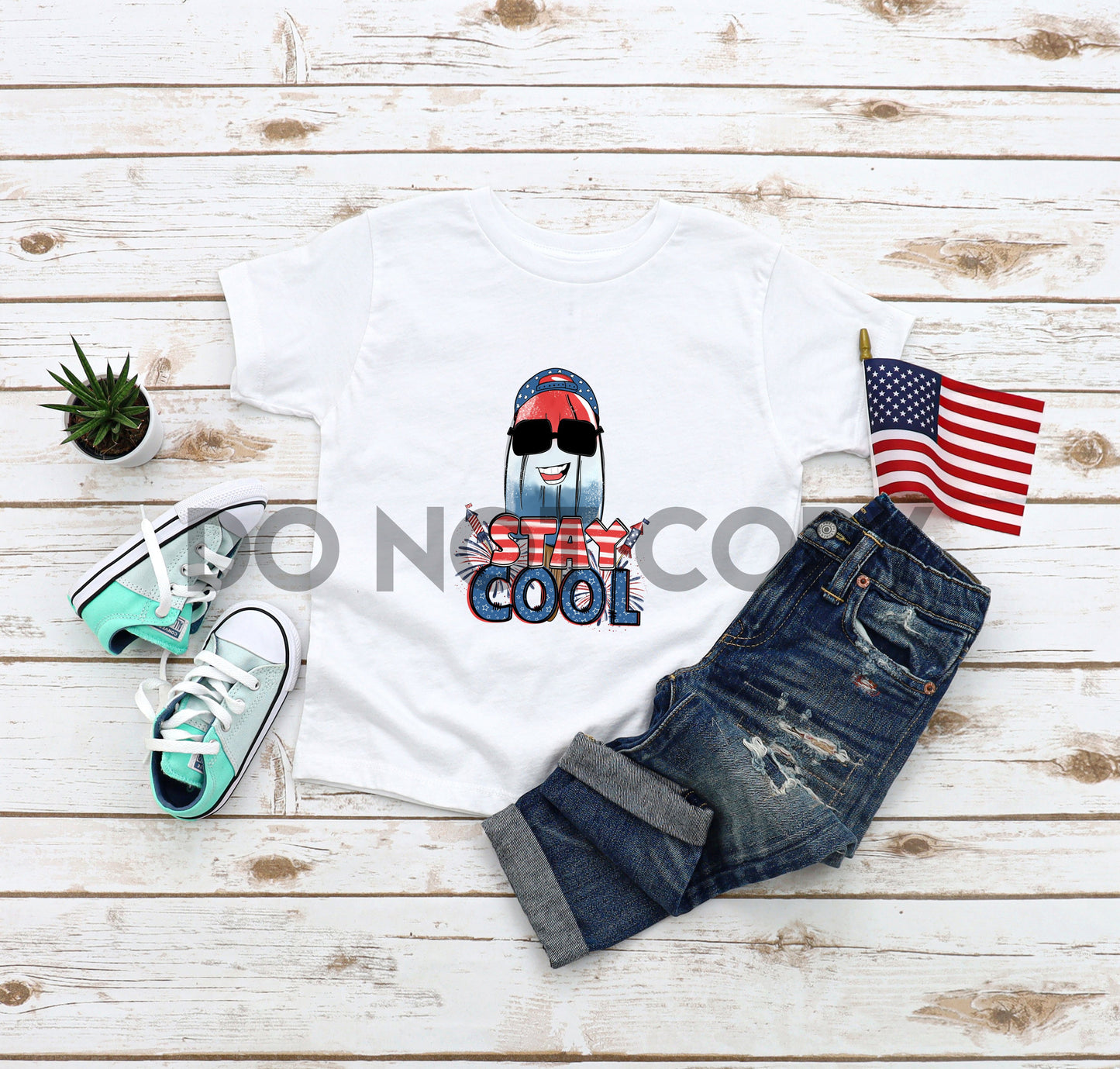 Stay Cool Popsicle Boys Sublimation Print