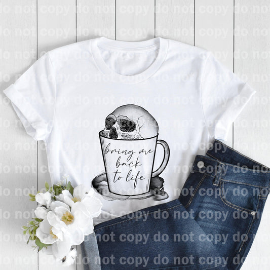 Bring Me Back To Life Skull Sublimation print