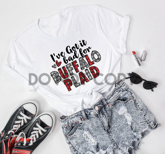 I've got it bad for Buffalo Plaid Sublimation print