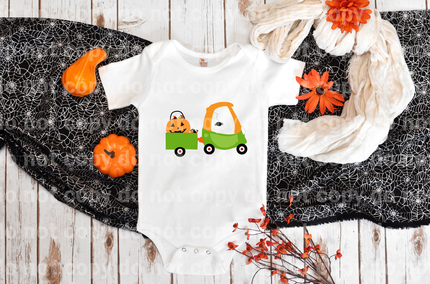 Car with Halloween Wagon Dream Print or Sublimation Print