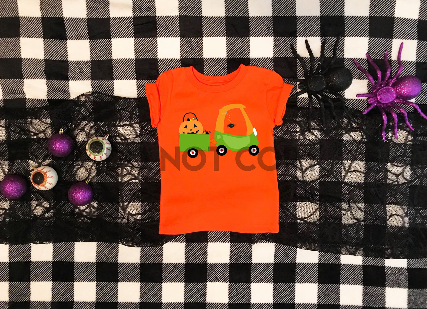 Car with Halloween Wagon Dream Print or Sublimation Print
