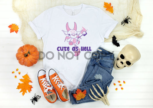 Cute As Hell Sublimation Print