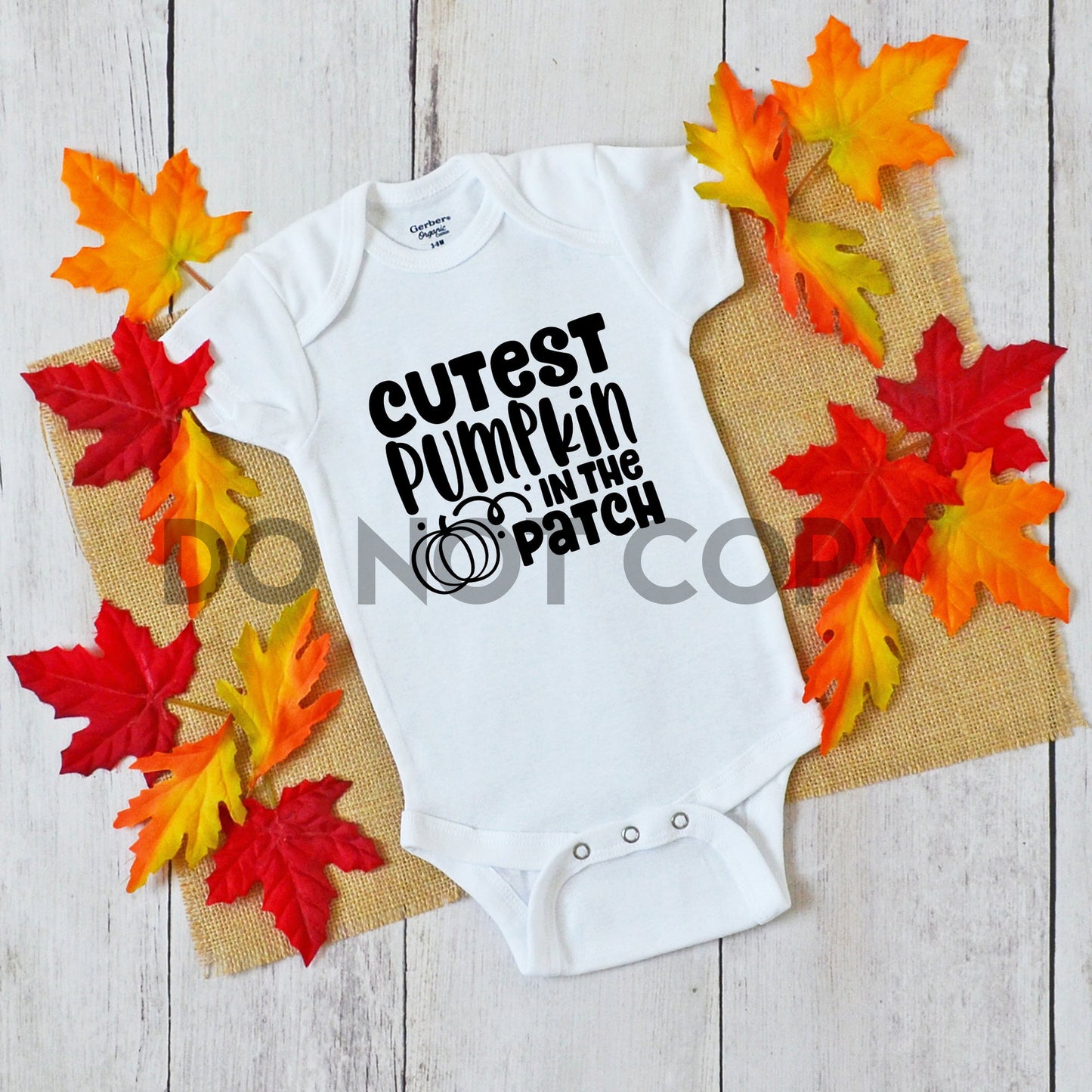 Cutest Pumpkin in the Patch Sublimation print