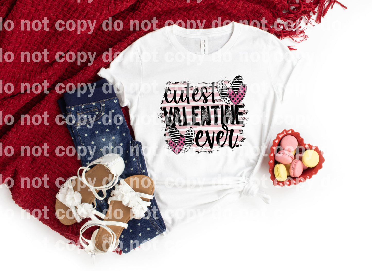 Cutest Valentine Ever Hearts Dream Print or Sublimation Print