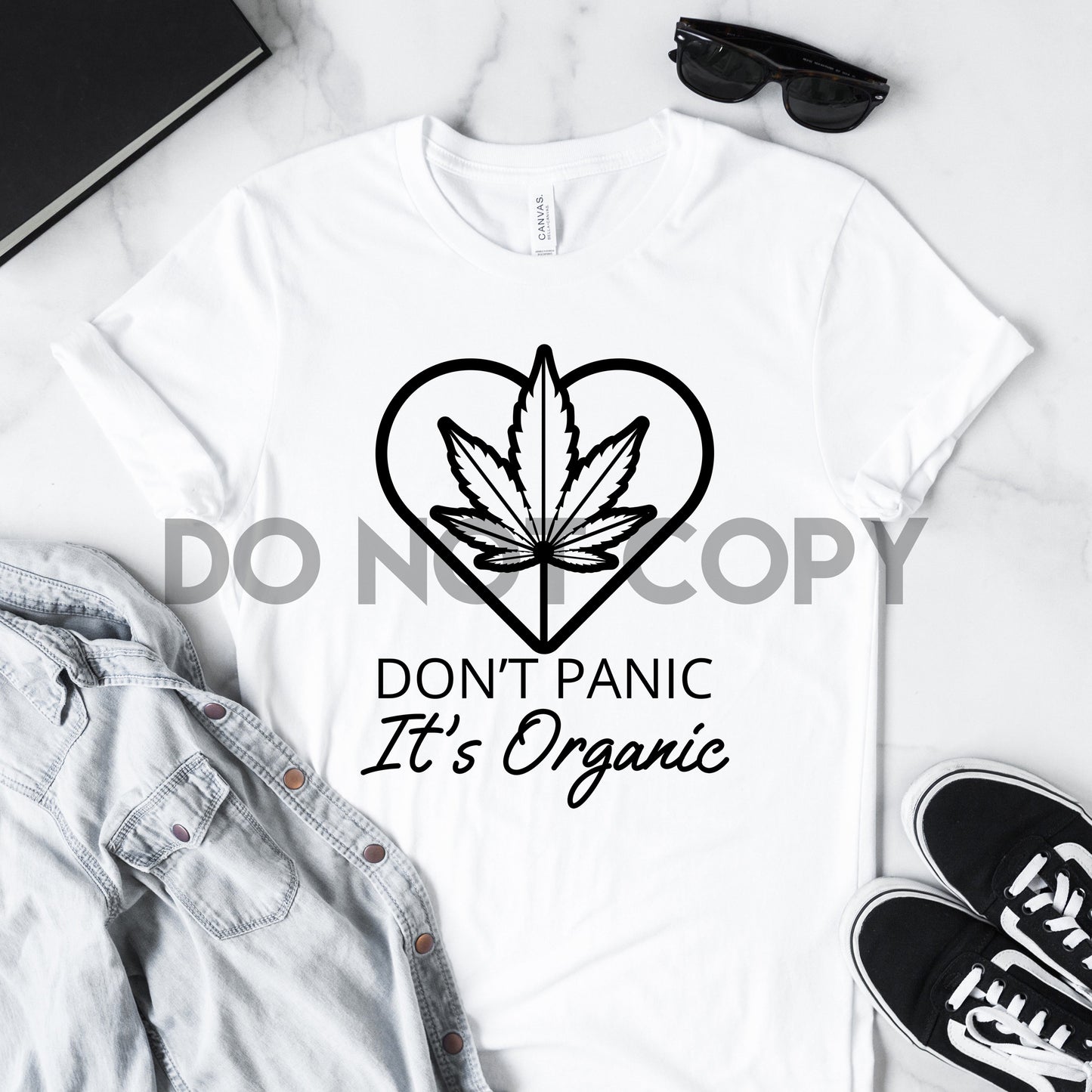 Don’t Panic it's Organic Sublimation print