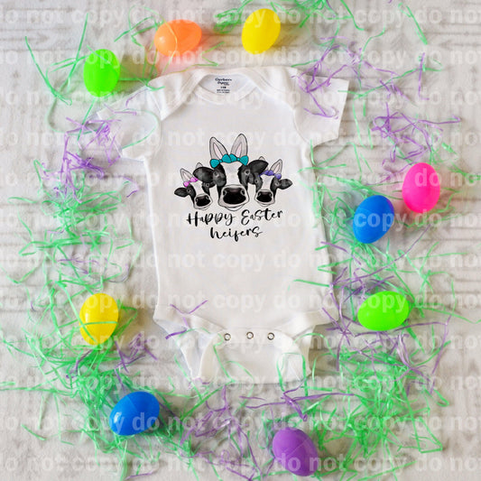 Happy Easter Heifers Sublimation Print