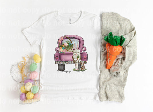 Happy Easter Gnome Truck Sublimation Print