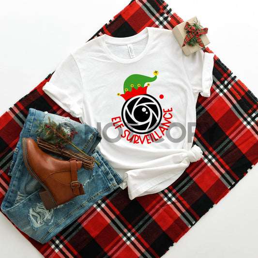 Elf Surveillance Camera Sublimation Print