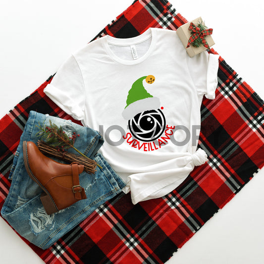 Elf Surveillance Christmas Sublimation Print