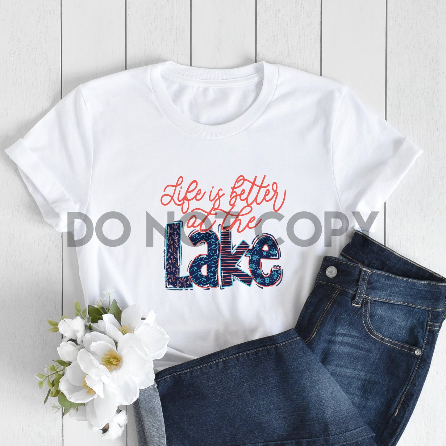 Life Is Better At The Lake Sublimation print