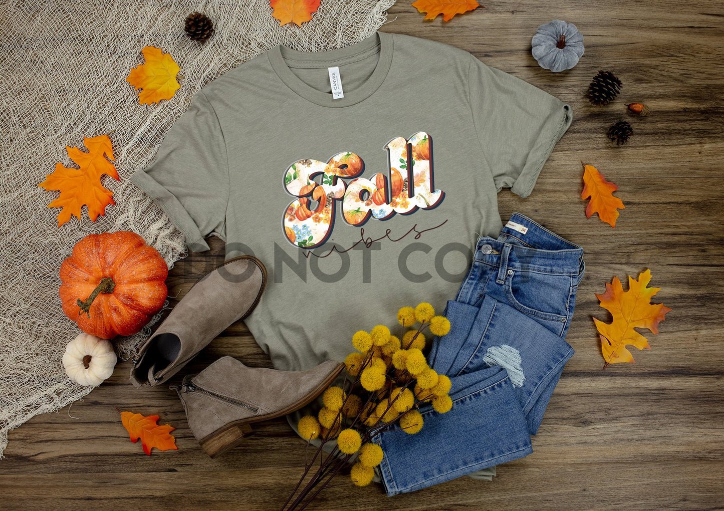 Fall Vibes Pumpkins Dream Print or Sublimation Print