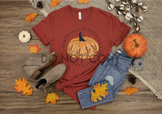 Fall Vibes Pumpkins Dream Print or Sublimation Print