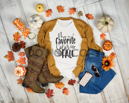 My Favorite Color is Fall Sublimation print