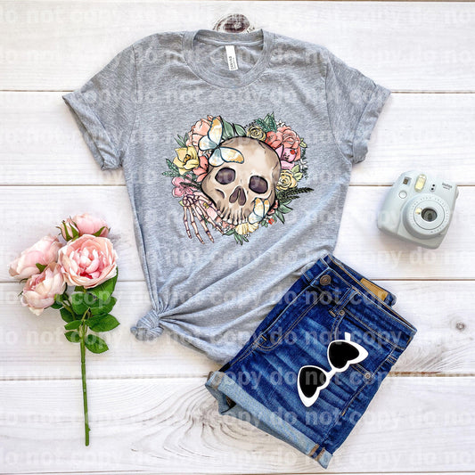 Flower Skull Heart Dream Print or Sublimation Print