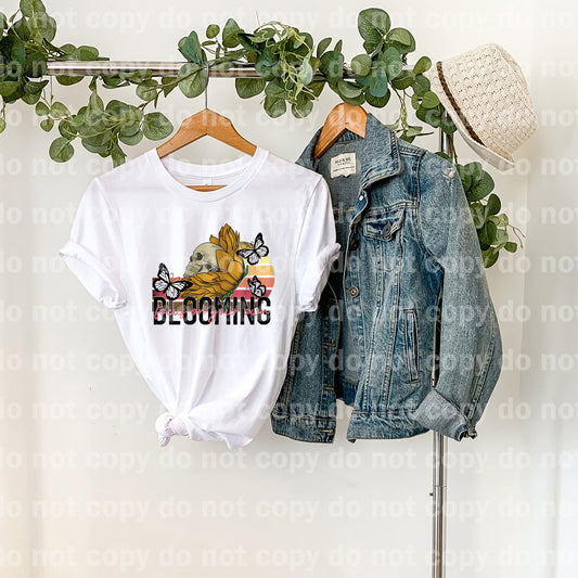 Focus On Your Own Blooming Skull Sublimation print