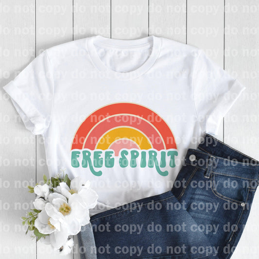 Free Spirit Rainbow Sublimation Print