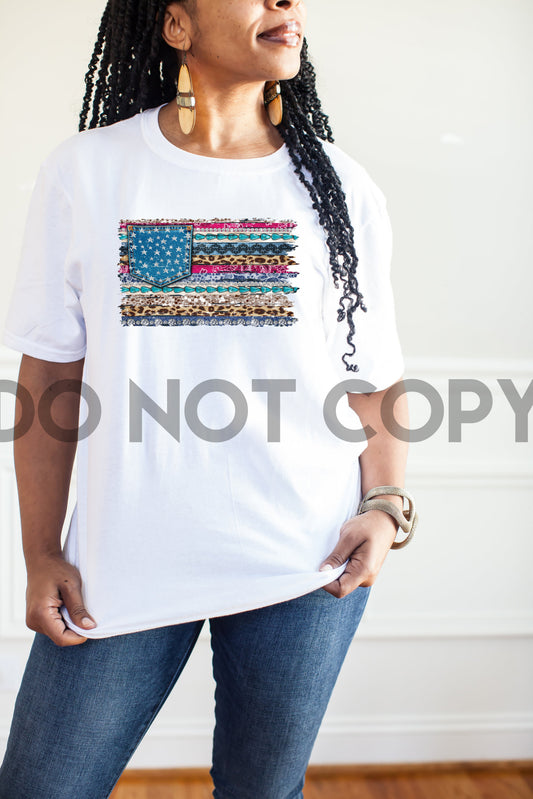 Mixed Patterned Flag Sublimation print