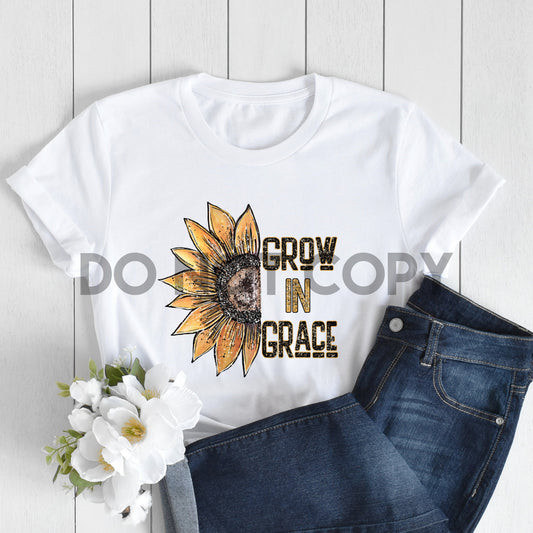 Impresión de sublimación de girasol Grow In Grace