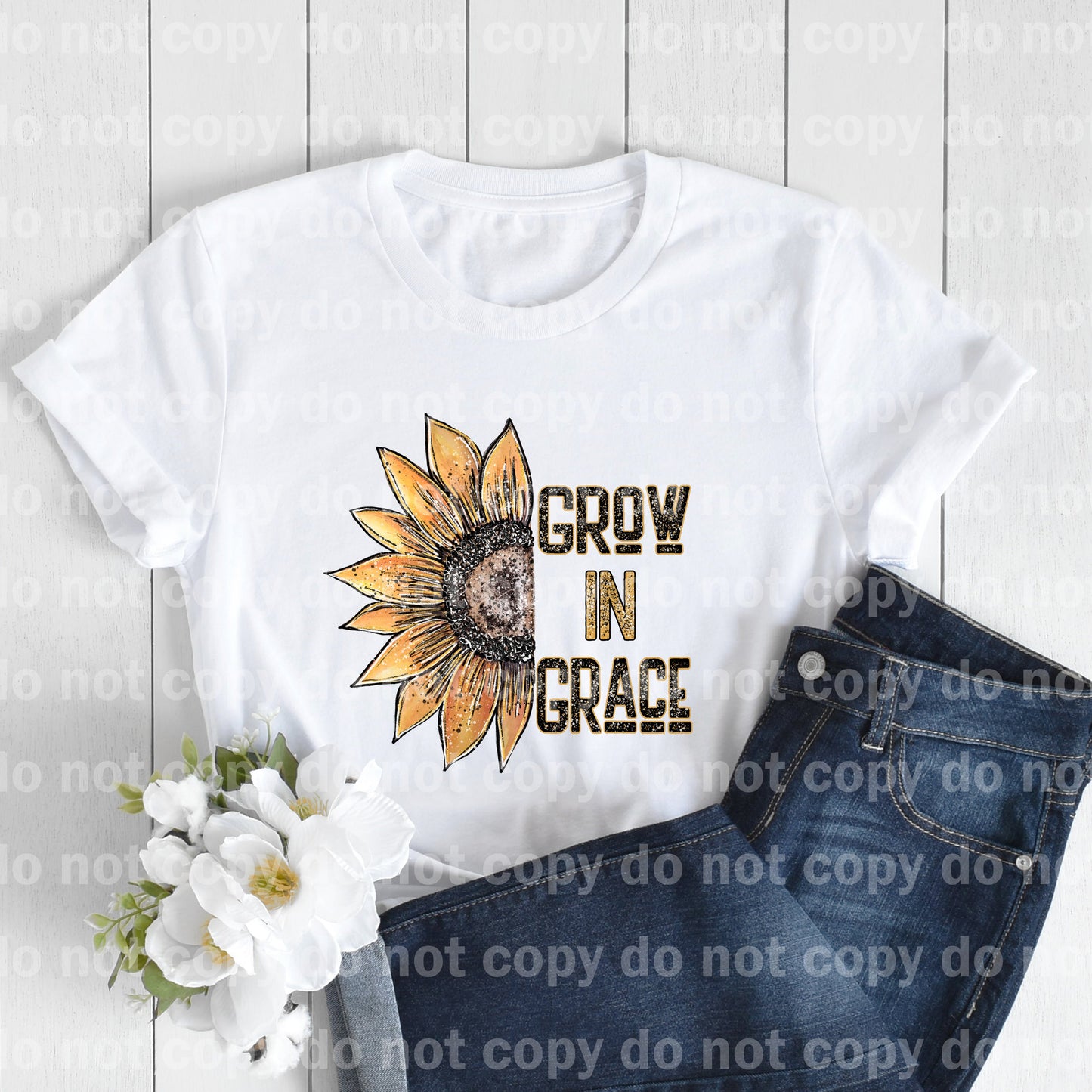 Grow in Grace Sunflower Dream Print or Sublimation Print