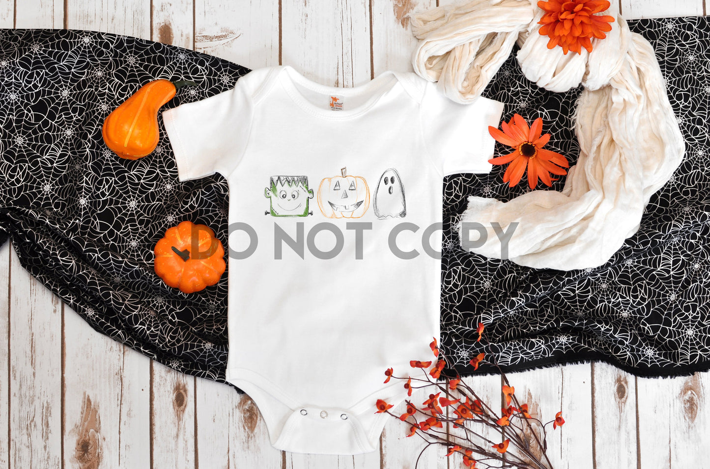 Halloween Squad Sketch Sublimation Print