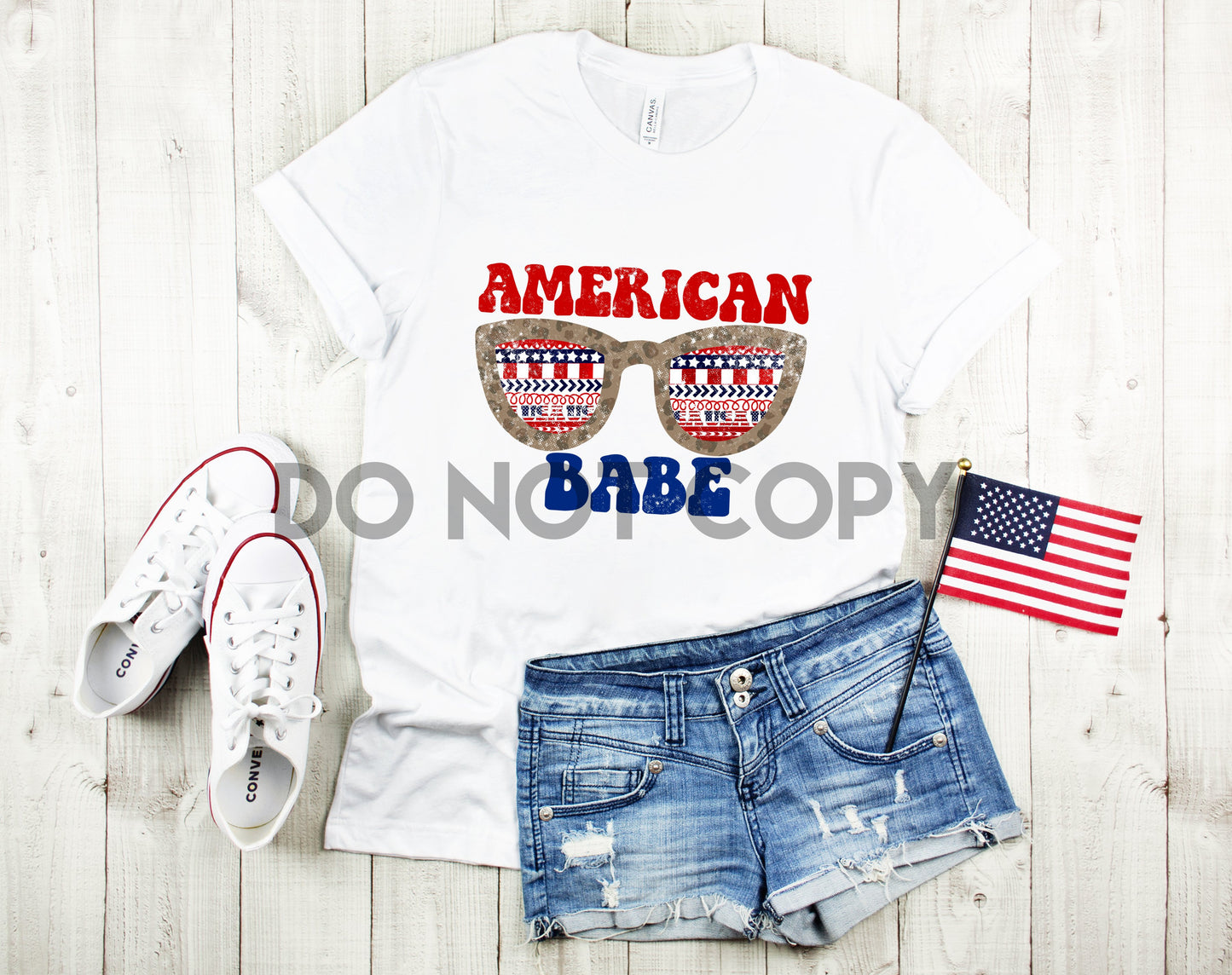 American Babe Shades Dream Print or Sublimation Print