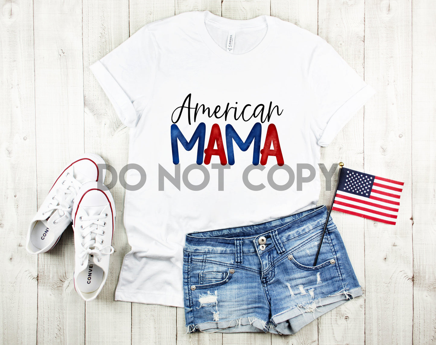 American Mama Red & Blue Dream Print or Sublimation Print