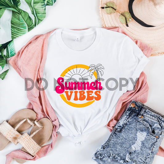 Summer Vibes Sublimation print