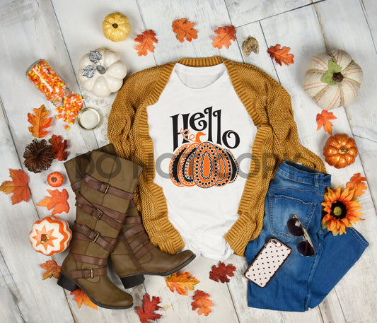 Hello Pumpkin Sublimation print