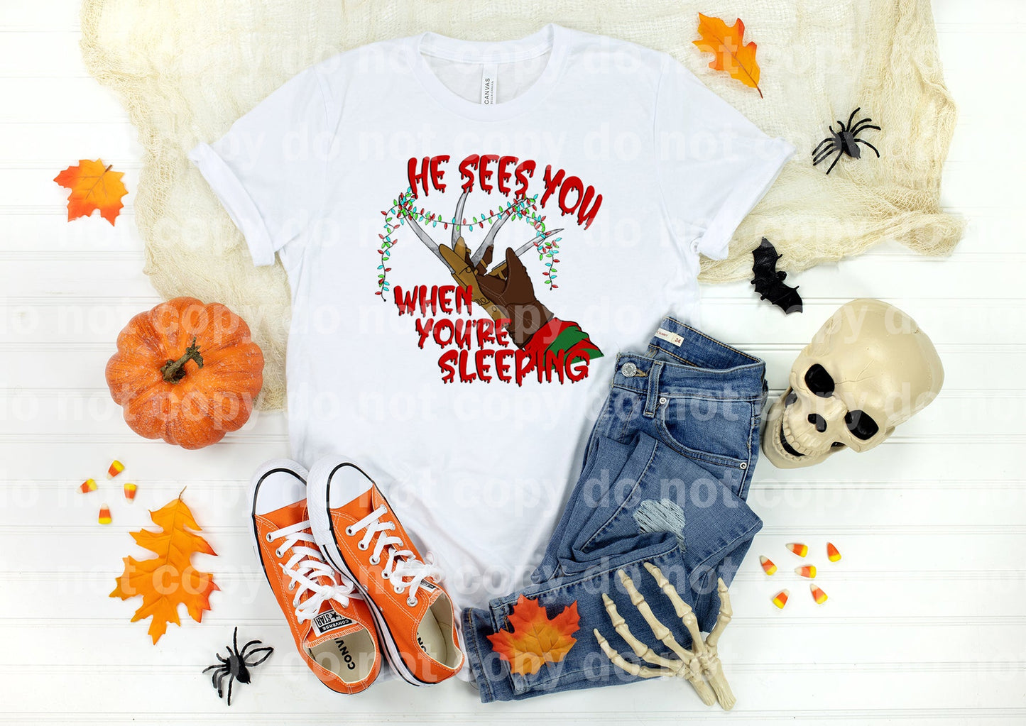 He sees you when you’re sleeping Dream Print or Sublimation Print