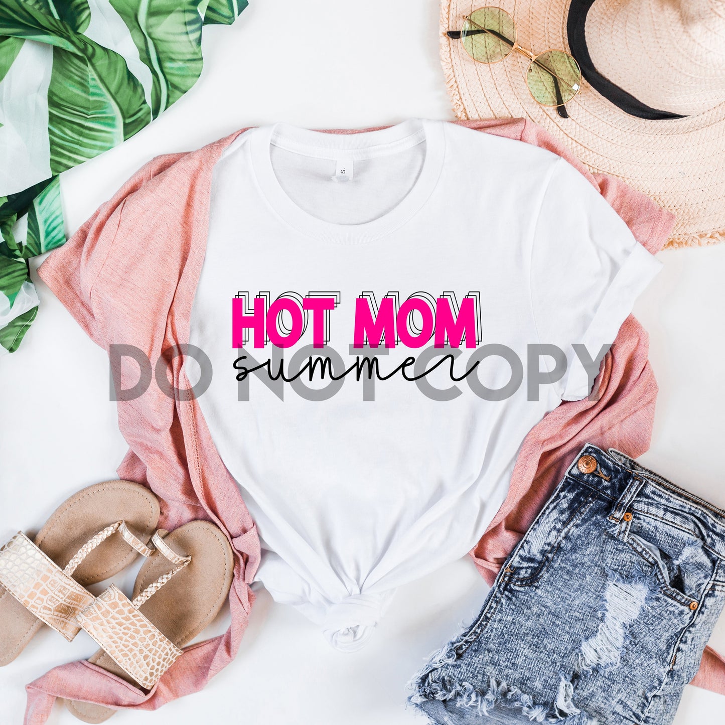 Hot Mom Summer Pink Dream Print or Sublimation Print