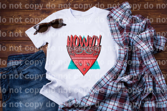 Howdy Sublimation print