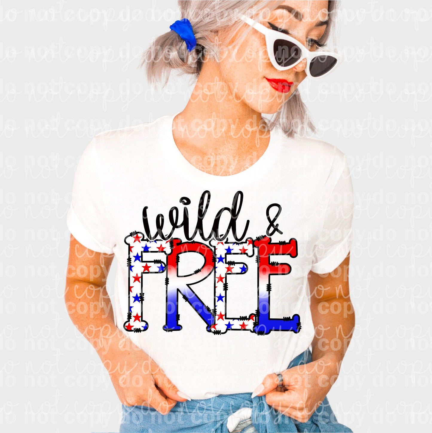 Wild and Free Typography Dream Print or Sublimation Print