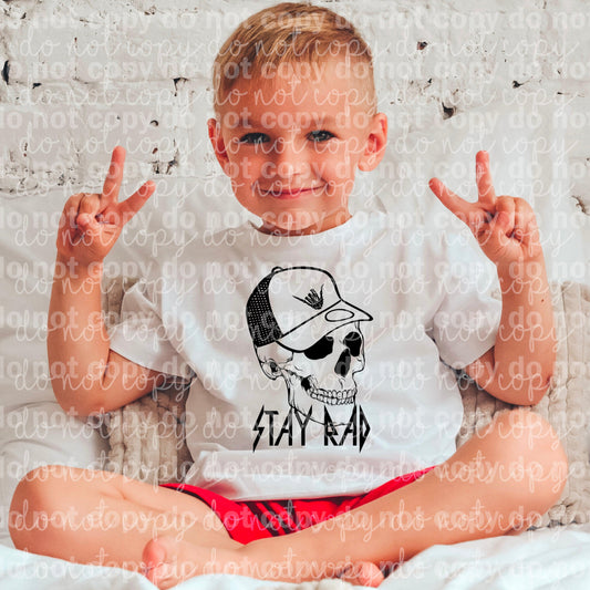 Stay Rad Skull Dream Print or Sublimation Print