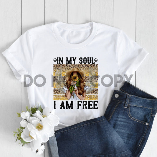 In my Soul I am Free Brunette Sublimation print