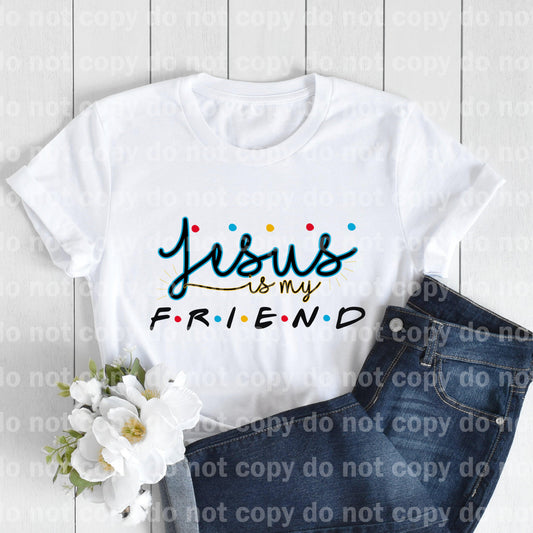 Jesus Is My Friend Typography Sublimation print