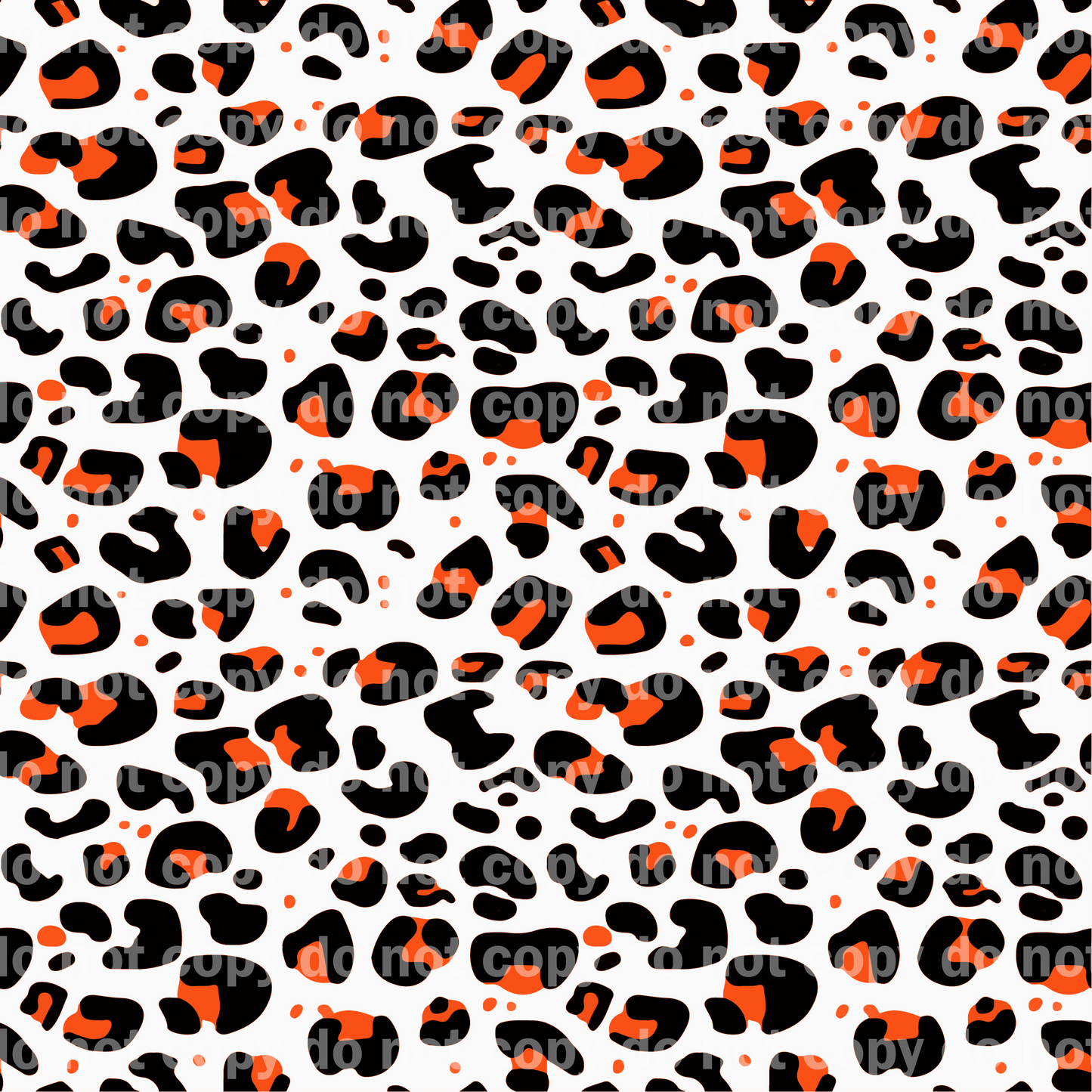 Joe B Orange and Black Dream print transfer