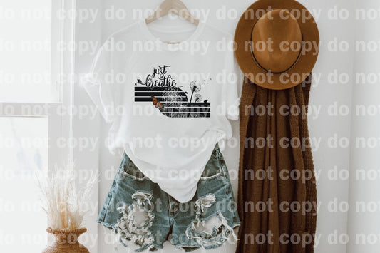 Just Breathe Butterfly Sublimation print