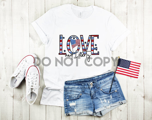 Love And Liberty Sublimation print