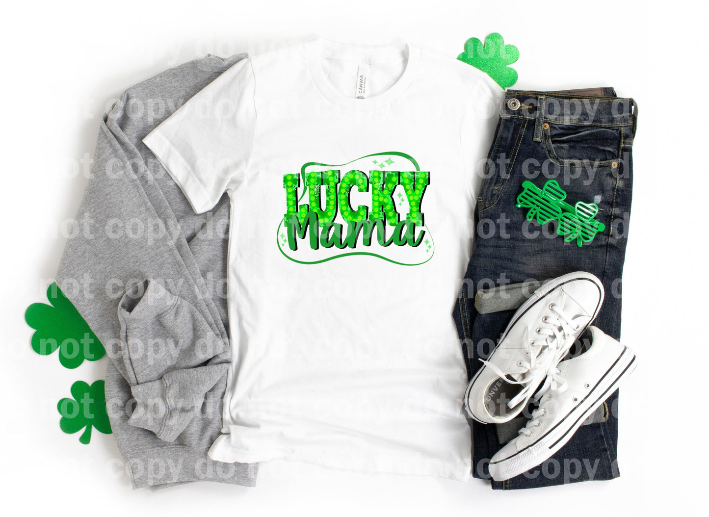 Lucky Mama / Lucky Mini Green Sublimation print