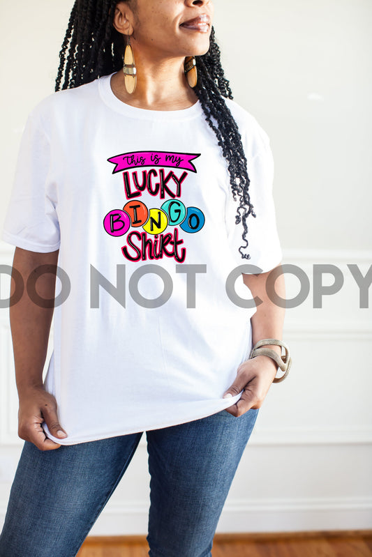 Esta es la impresión por sublimación de My Lucky Bingo Shirt