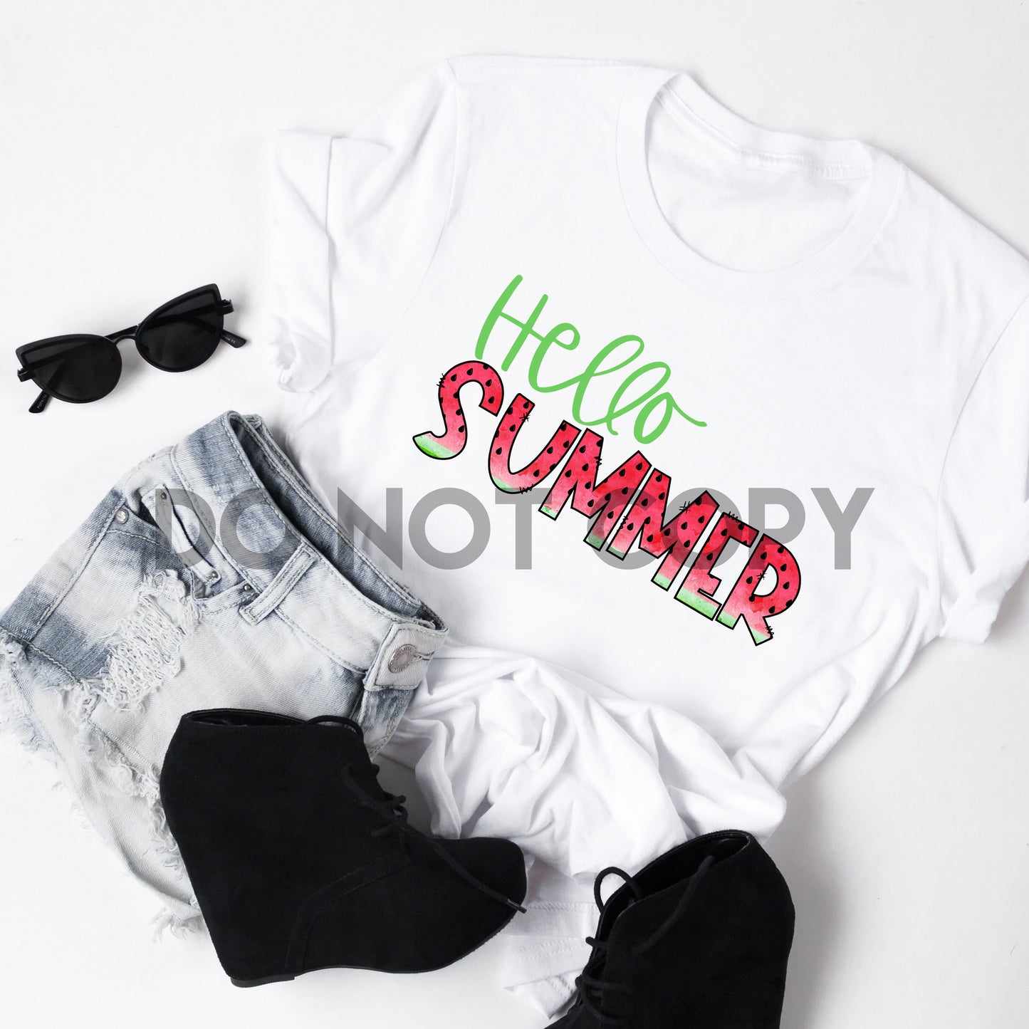 Hello Summer Watermelon Dream Print or Sublimation Print