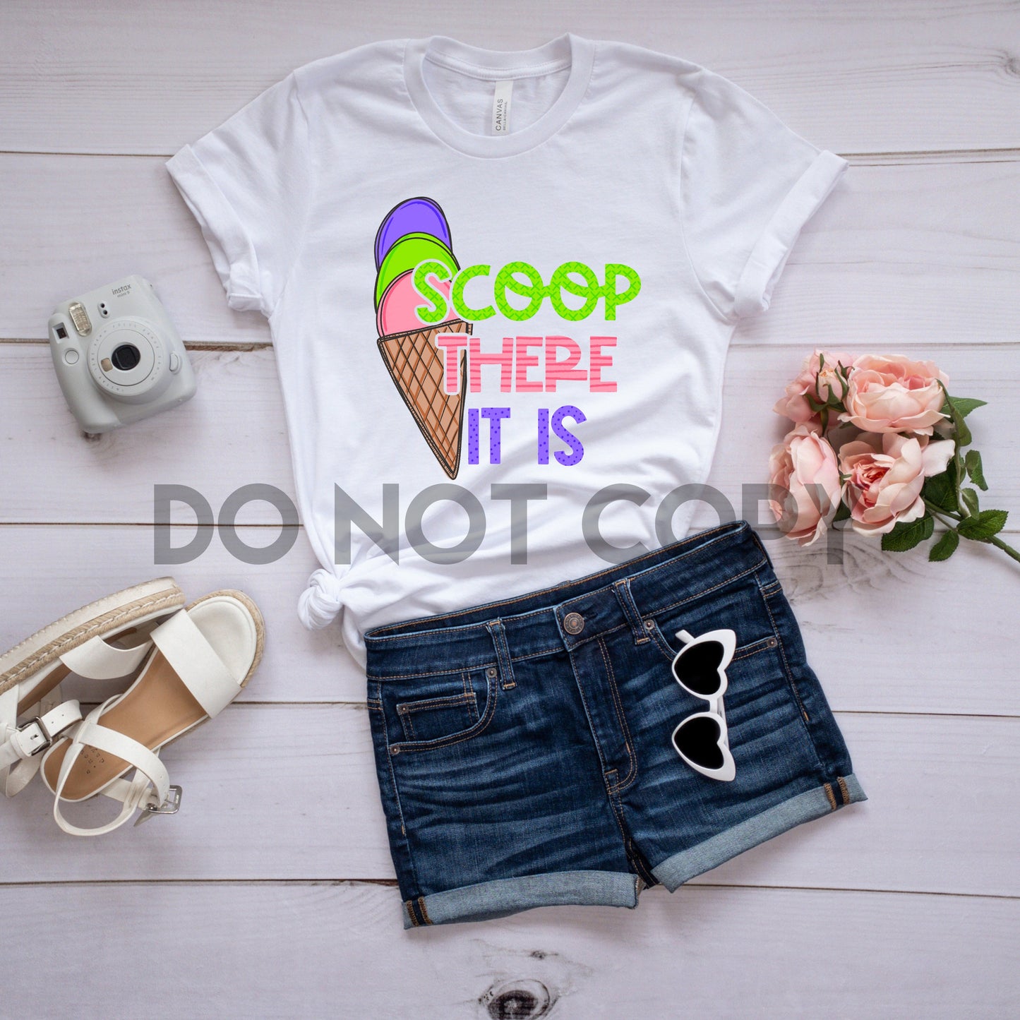 Scoop There It Is Ice Cream Sublimation print