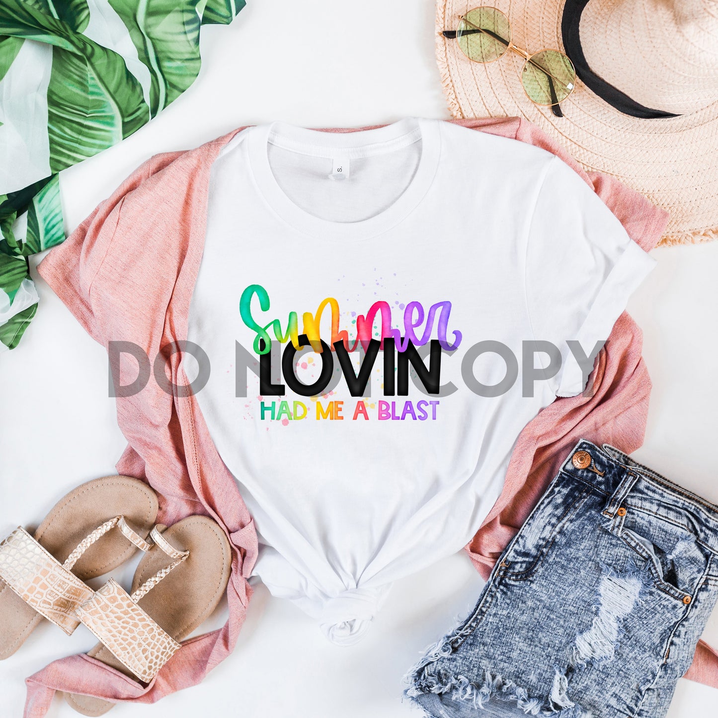 Summer Lovin Had Me A Blast Sublimation print