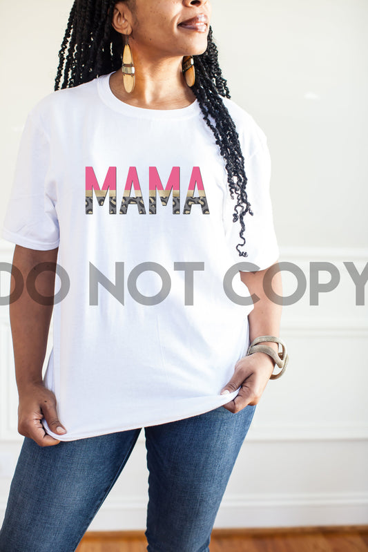Mama pink and leopard Dream Print or Sublimation Print