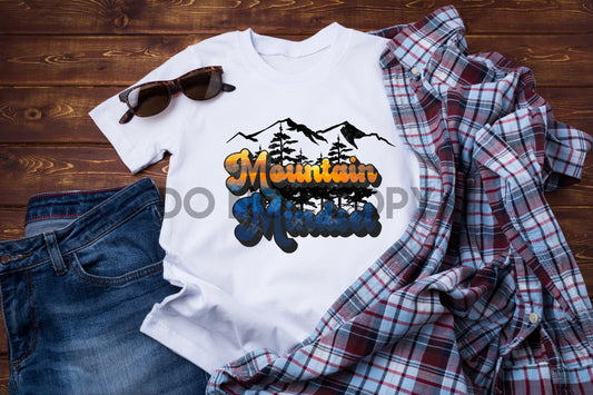 Mountain Mindset Sublimation Print
