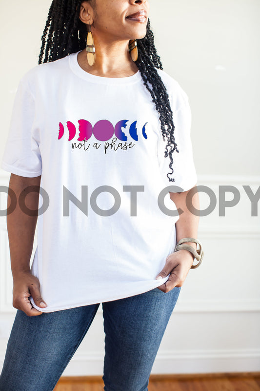 Not A Phase Bisexual Flag Colors Sublimation Print